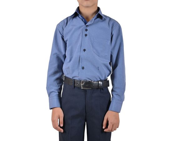 Рубашка VELS 9364/3 отд. дет., Размер: 1, Цвет: голубая+ тём. син.клет., фото 2 | Интернет-магазин Vels