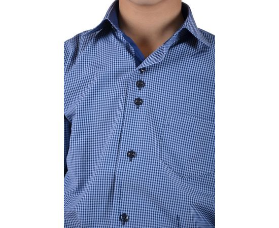 Рубашка VELS 9364/3 отд. дет., Размер: 1, Цвет: голубая+ тём. син.клет., фото 3 | Интернет-магазин Vels