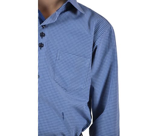 Рубашка VELS 9364/3 отд. дет., Размер: 1, Цвет: голубая+ тём. син.клет., фото 4 | Интернет-магазин Vels