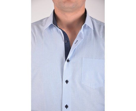 Рубашка VELS 10229/3 пр., Размер: M, Цвет: голубая полоса, фото 4 | Интернет-магазин Vels