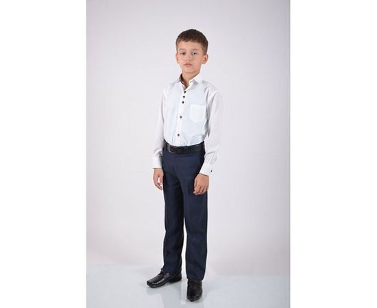 Рубашка детская на мальчика VELS 215 отд. кл., Размер: 1, Цвет: айвори с корич. клет., фото 2 | Интернет-магазин Vels