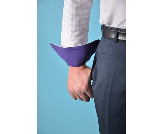 Рубашка VELS 4623/5 пр., Размер: M, Цвет: белая в  сирен.  клетку, фото 2 | Интернет-магазин Vels