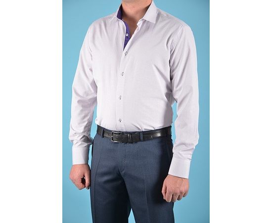 Рубашка VELS 4623/5 пр., Размер: M, Цвет: белая в  сирен.  клетку, фото 4 | Интернет-магазин Vels