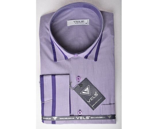 Рубашка VELS 6346/4 отд., пр., Размер: M, Цвет: сирен. пол. с т.фиол. отд. | Интернет-магазин Vels