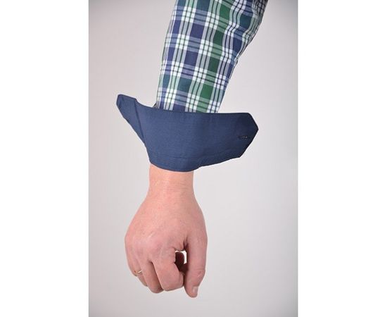 Рубашка VELS 9608/1 пр.с отв., Размер: L, Цвет: зелёная клетка, фото 3 | Интернет-магазин Vels