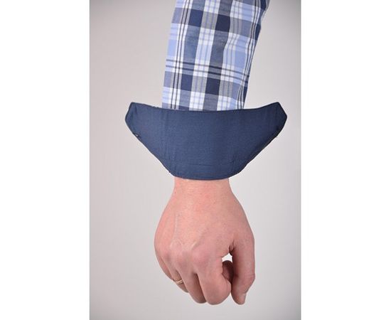 Рубашка VELS 9608/5 пр.с отв., Размер: M, Цвет: синяя клетка, фото 7 | Интернет-магазин Vels