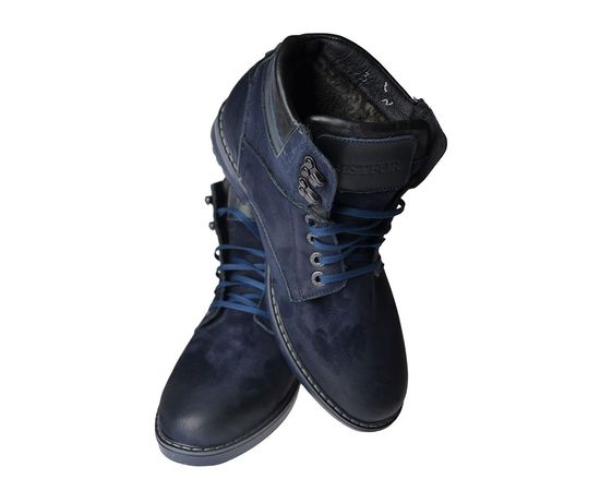 Ботинки BISTFOR 52412/5 мех, Размер: 41, Цвет: темно синий | Интернет-магазин Vels