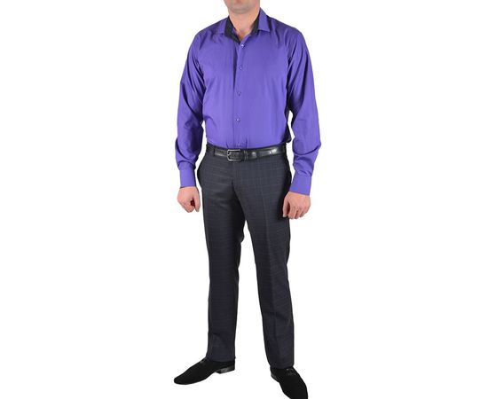 Брюки Vels 1521/2, Розмір: 176-92-82, Колір: тёмно-серый с фиол. клет., фото 3 | Інтернет-магазин Vels