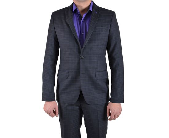 Костюм 1521/2 (Р59/1), Розмір: 182-100-90, Колір: темно-фиолет.клетка, фото 3 | Інтернет-магазин Vels