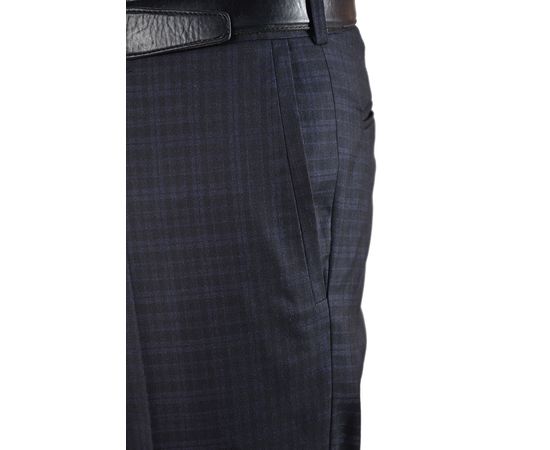 Брюки Vels 1521/2, Розмір: 176-92-82, Колір: тёмно-серый с фиол. клет., фото 4 | Інтернет-магазин Vels