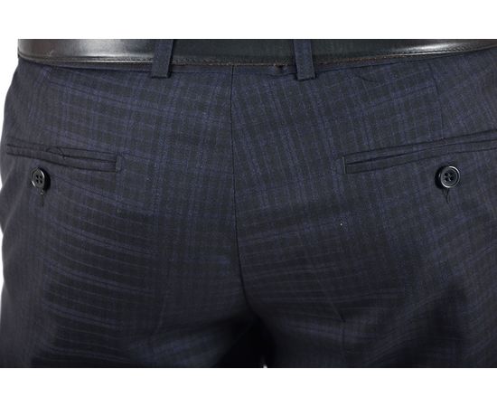 Брюки Vels 1521/2, Розмір: 176-92-82, Колір: тёмно-серый с фиол. клет., фото 5 | Інтернет-магазин Vels