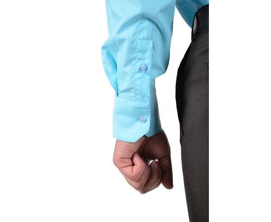 Рубашка VELS 192 кл. отд., Размер: M/176-182, Цвет: бирюза с отд. , фото 6 | Интернет-магазин Vels