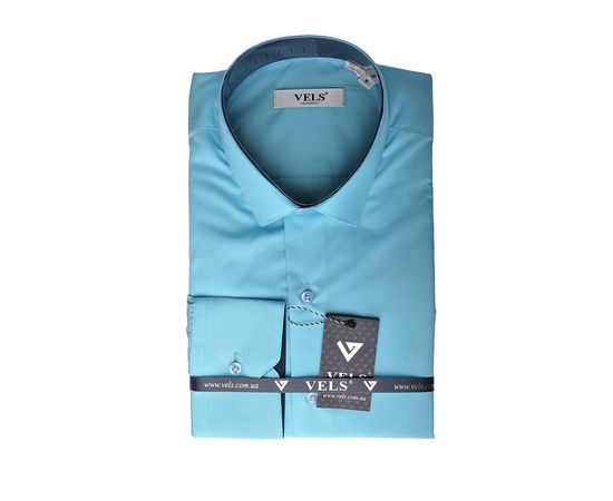 Рубашка VELS 192 кл. отд., Размер: XL/182-188, Цвет: бирюза с отд.  | Интернет-магазин Vels