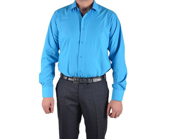 Рубашка VELS 219 кл. отд., Размер: M/176-182, Цвет: голуб. с отделк., фото 2 | Интернет-магазин Vels