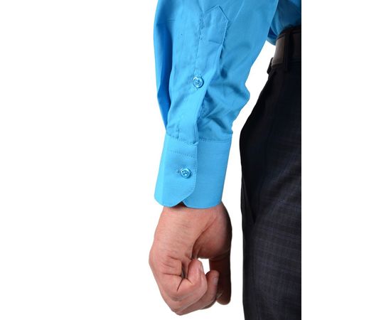 Рубашка VELS 219 кл. отд., Размер: M/176-182, Цвет: голуб. с отделк., фото 6 | Интернет-магазин Vels