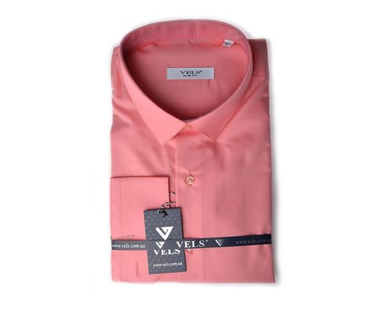 Сорочка VELS 253 приталена, Розмір: L, Колір: персик | Інтернет-магазин Vels