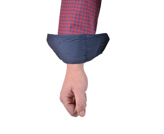 Сорочка VELS 9356/1 класична з темно-сиными вставками, Розмір: M/176-182, Колір: красно-синяя клетка, фото 6 | Інтернет-магазин Vels