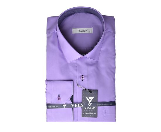 Сорочка VELS 248 з вставкою класична, Розмір: M, Колір: сиреневый | Інтернет-магазин Vels