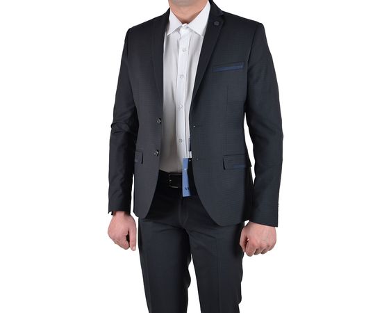 Костюм 1432 (Р92/0 В32), Розмір: 164-88-78, Колір: темно-серый, фото 3 | Інтернет-магазин Vels