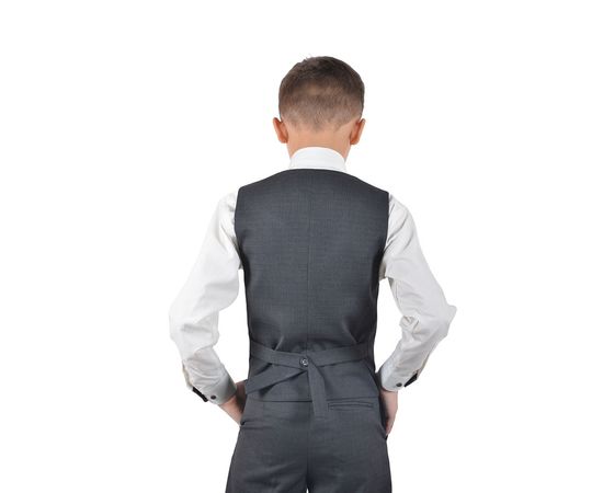 Костюм школьный Vels 0255 (26-28), Размер: 110-56-54, Цвет: темно серый, фото 2 | Интернет-магазин Vels