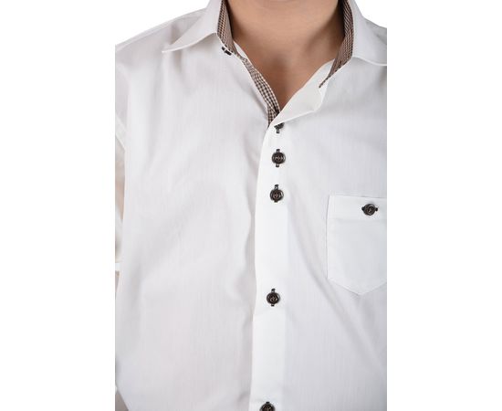 Рубашка VELS 215 отд.кл. дет., Размер: 1, Цвет: айвори с отд. клет., фото 5 | Интернет-магазин Vels