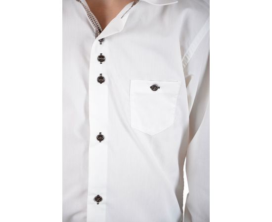 Рубашка VELS 215 отд.кл. дет., Размер: 1, Цвет: айвори с отд. клет., фото 6 | Интернет-магазин Vels