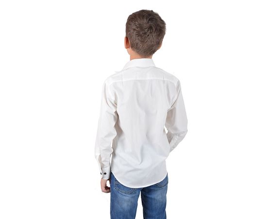 Рубашка VELS 215 отд.кл. дет., Размер: 1, Цвет: айвори с отд. клет., фото 3 | Интернет-магазин Vels