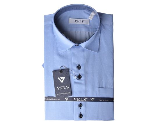 Рубашка детская VELS 9008/4 отд.к/р, Размер: 9, Цвет: голубая; рисунок | Интернет-магазин Vels