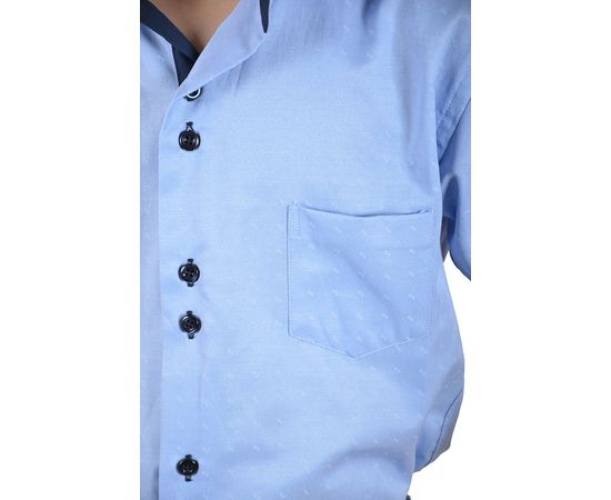 Рубашка детская VELS 9008/4 отд.к/р, Размер: 6, Цвет: голубая; рисунок, фото 6 | Интернет-магазин Vels