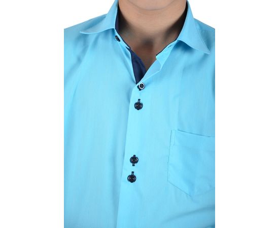 Сорочка дитяча VELS 192  з вставкою, короткий рукав, Розмір: 6, Колір: бирюза, фото 5 | Інтернет-магазин Vels