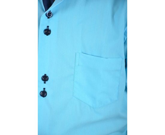 Сорочка дитяча VELS 192  з вставкою, короткий рукав, Розмір: 6, Колір: бирюза, фото 6 | Інтернет-магазин Vels