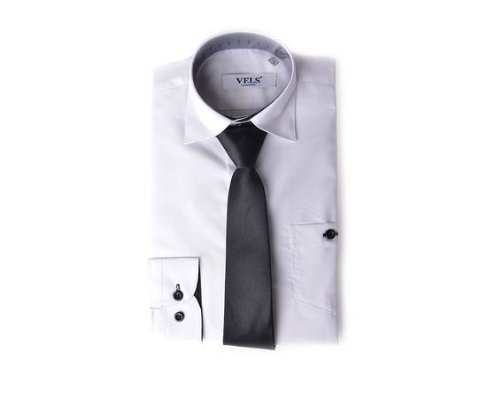 Краватка Vels дитяча однотонна 03, Розмір: 0, Колір: чёрный | Інтернет-магазин Vels