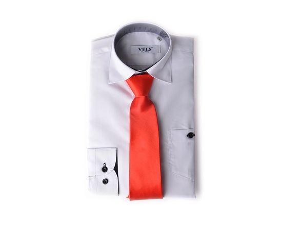 Краватка Vels дитяча однотонна 05, Розмір: 0, Колір: коралл | Інтернет-магазин Vels