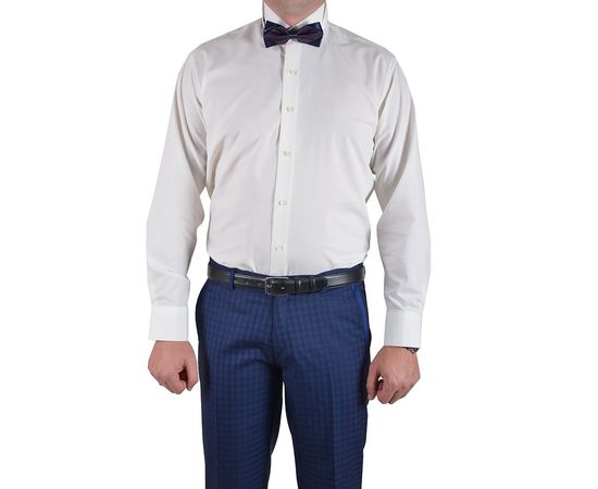 Рубашка VELS 215 кл. (бабочка), Размер: S, Цвет: айвори, фото 2 | Интернет-магазин Vels