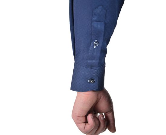 Рубашка VELS 7026/14 кл, Размер: S, Цвет: т.син текст. клетка, фото 5 | Интернет-магазин Vels