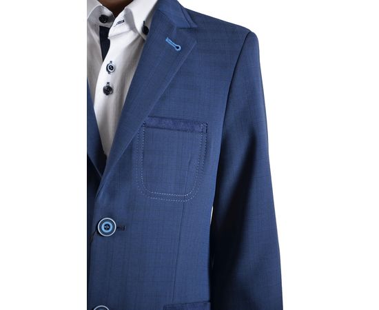 Костюм школьный Vels 2197 (30-34), Размер: 128-60-57, Цвет: синий, фото 3 | Интернет-магазин Vels