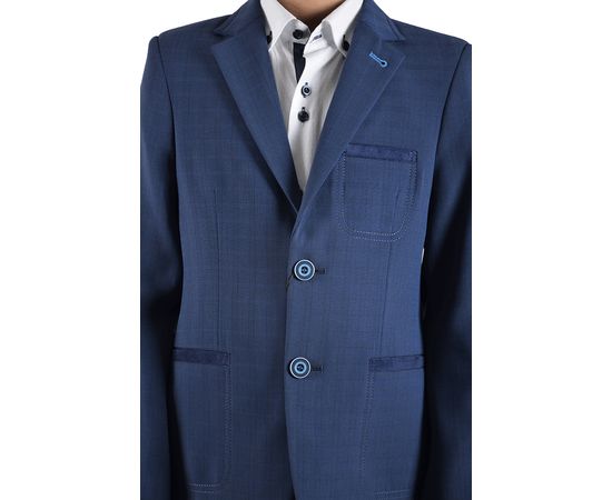 Костюм школьный Vels 2197 (30-34), Размер: 128-60-57, Цвет: синий, фото 4 | Интернет-магазин Vels