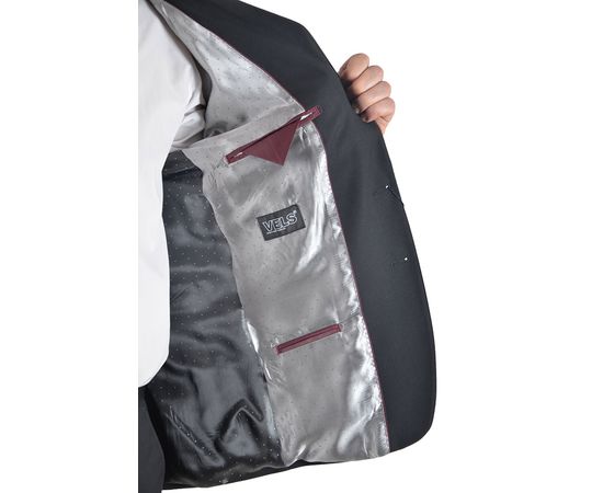 Костюм чоловічий класичний Vels KF-156/1, Розмір: 182-92-82, Колір: чёрный, фото 6 | Інтернет-магазин Vels