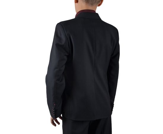 Костюм шкільний на хлопчика VELS 7382/1 (26-28) PD26/1 (B) BD3-2, Розмір: 110-56-54, Колір: чёрный, фото 2 | Інтернет-магазин Vels