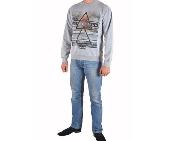 Светр "Zinzolin" 5682 (03), Розмір: XL, Колір: светло-серый с рисунком, фото 3 | Інтернет-магазин Vels