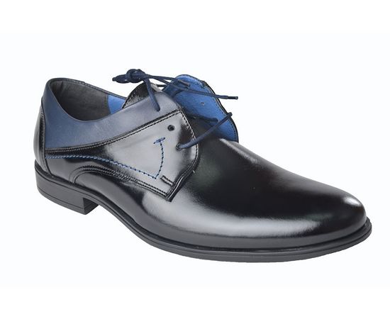 Туфлі  VELS 218, Розмір: 44, Колір: чёрный син.вставка, фото 2 | Інтернет-магазин Vels