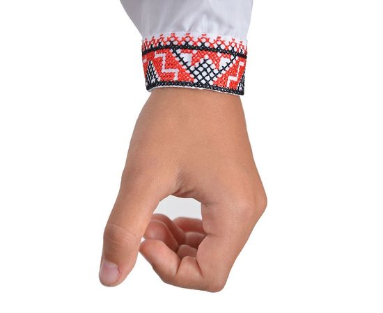 Вишиванка VELS 2006 бавовняна. 04, Розмір: 116/6, Колір: белая с красн. вышив., фото 6 | Інтернет-магазин Vels