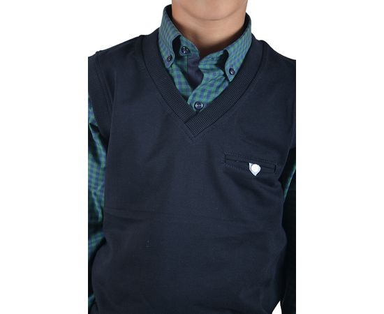 Жилет Vels дет.3148(5-6-7-8) 01, Размер: 116/6, Цвет: темно синий, фото 2 | Интернет-магазин Vels