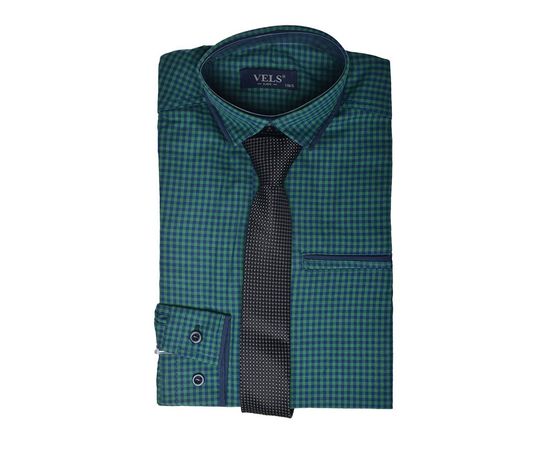 Краватка Vels дитяча кольорова 48, Розмір: 0, Колір: чёрно-серый | Інтернет-магазин Vels