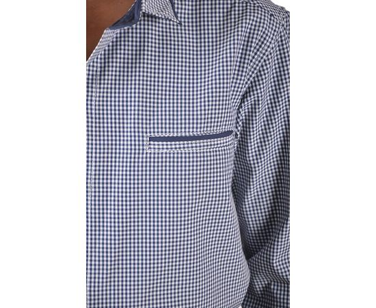 Рубашка VELS отв.дет. (5-6-7-8) 2922 (04), Размер: 110/5, Цвет: белая в син. клет., фото 5 | Интернет-магазин Vels