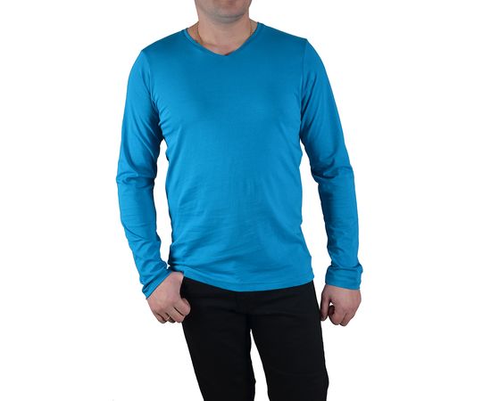 Батник мужской Degarza 73270 01, Размер: XL, Цвет: голубой | Интернет-магазин Vels