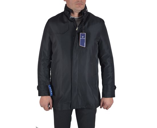 Куртка мужская демисезонная White Stone 017, Размер: 2XL (54), Цвет: чёрный | Интернет-магазин Vels