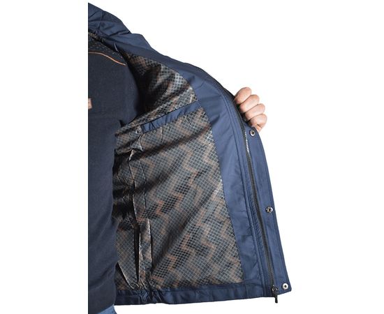 Куртка мужская демисезон Hestovrviio 1675, Розмір: XL (44), Колір: темно синий , фото 5 | Інтернет-магазин Vels