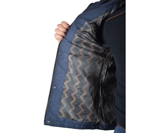 Куртка мужская демисезон Hestovrviio 1675, Розмір: XL (44), Колір: темно синий , фото 4 | Інтернет-магазин Vels