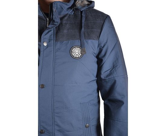 Куртка мужская демисезон Hestovrviio 1675, Розмір: XL (44), Колір: темно синий , фото 3 | Інтернет-магазин Vels